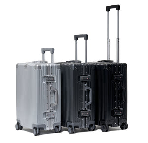 حقيبة سفر متوسطة الحجم - فضي