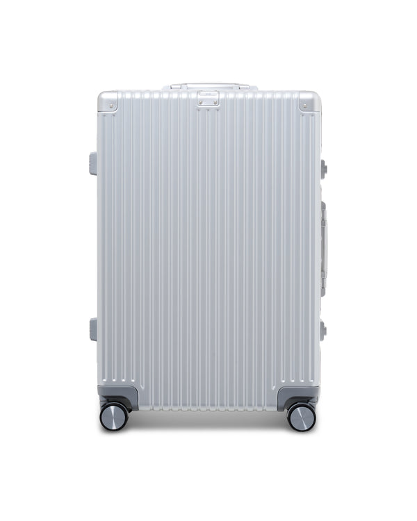 حقيبة سفر متوسطة الحجم - فضي