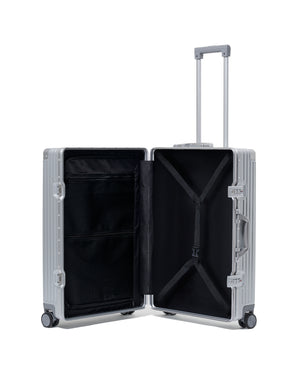 حقيبة سفر متوسطة الحجم - فضي