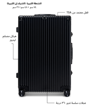 Large Check-in Bag (Black)