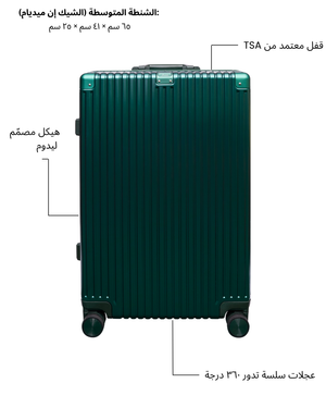 Medium Check-in Bag (Green)